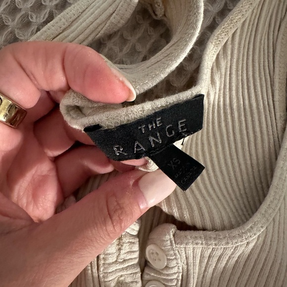 The Range NYC Crop Ribbed Tank - Picture 3 of 3